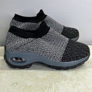 Decortop Sock Sneakers Pull On W8.5